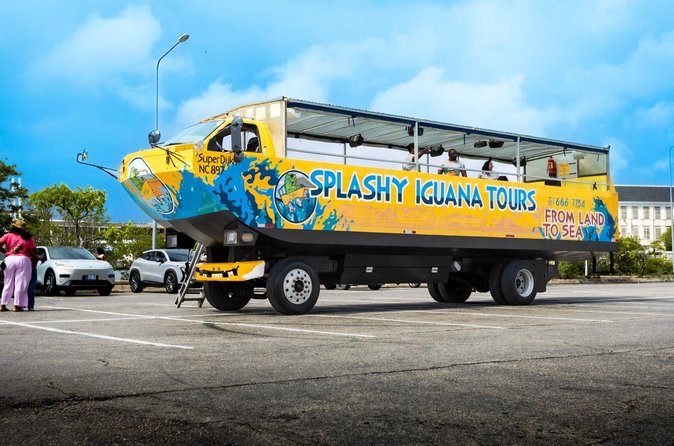 Bus amphibie Splashy Iguana à Curaçao